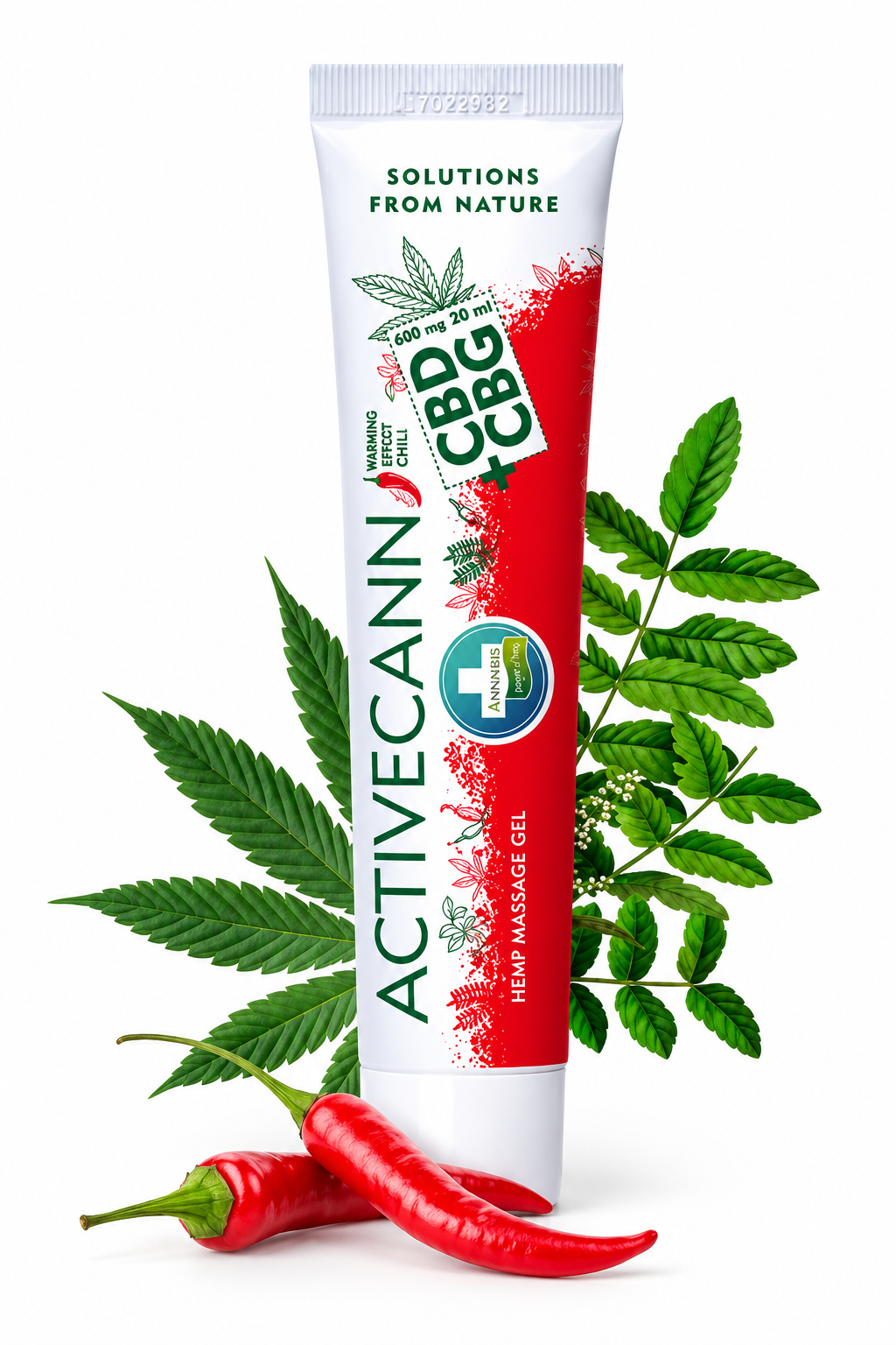 ACTIVECANN CBD + CBG Efecto Calor – Gel de Masaje 75 ml
