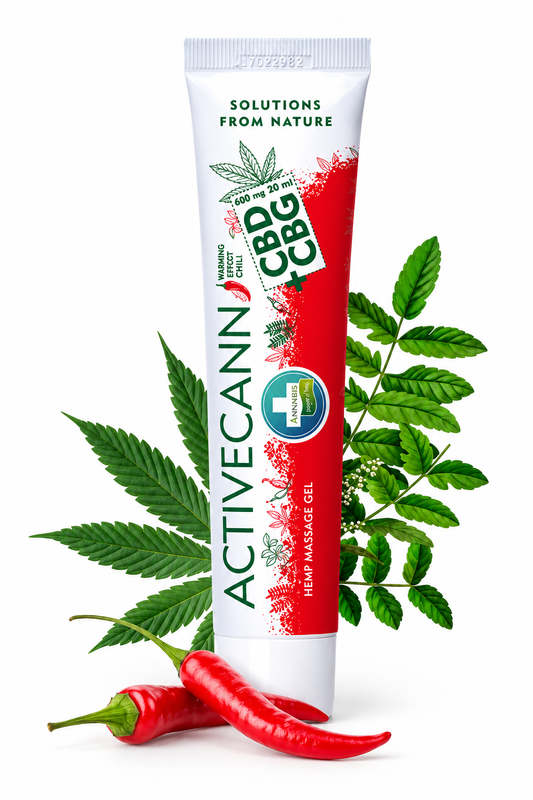 ACTIVECANN CBD + CBG Efecto Calor – Gel de Masaje 75 ml